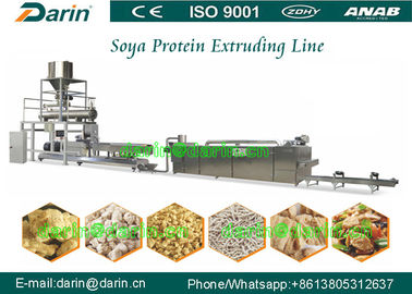大豆は蛋白質の大豆の押出機機械、コーン フレークの機械類を織りました