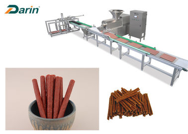 自動皿システムと形作るステンレス鋼のペット フードの生産ライン肉ストリップ