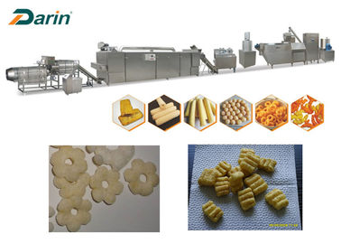耐久のパフの軽食機械、渡されるライン セリウムを作る食糧トウモロコシのパフの軽食