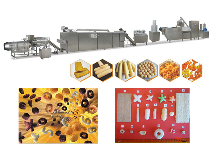 最高速度の高容量のパフの軽食機械食糧トウモロコシのパフの軽食の作成