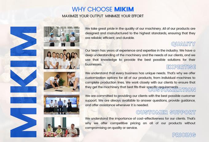 Mikim Machinery equipment展示
