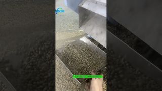梱包前の 200kg/h 浮遊魚飼料ペレット押出機テスト #fishfeedmachine