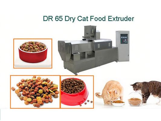 より健康的なペレットドッグフード生産ライン SUS304 浮遊魚飼料押出機加工プラント