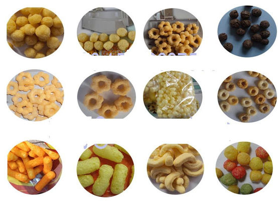 SS304トウモロコシのパフの軽食機械食糧突き出る機械