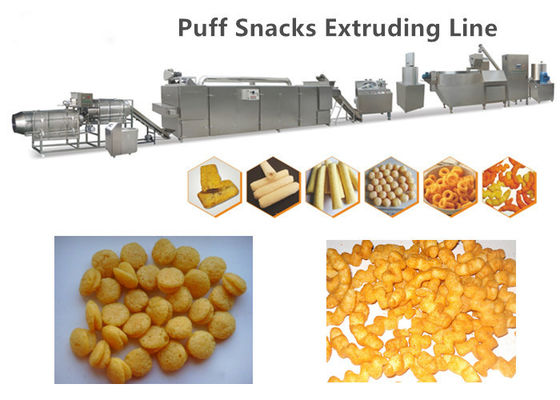 ステンレス鋼の機械150kg/Hを作る304トウモロコシのパフ