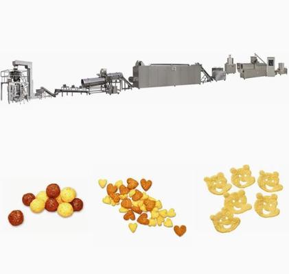 WEGモーターを搭載するトウモロコシのパフの押出機機械