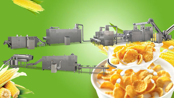 機械を作るSiemens PLC SS 300kg/hrのコーン フレーク