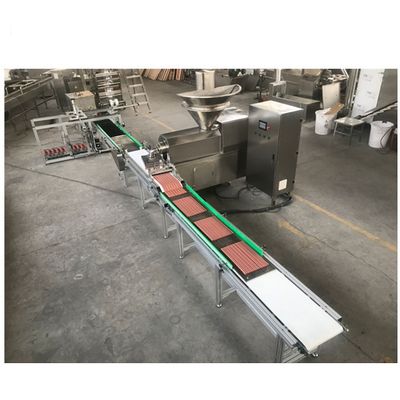 SUS304ペット フードの押出機自動肉棒記入項目の冷たい放出単一ねじステンレス製の鉄鋼生産ライン