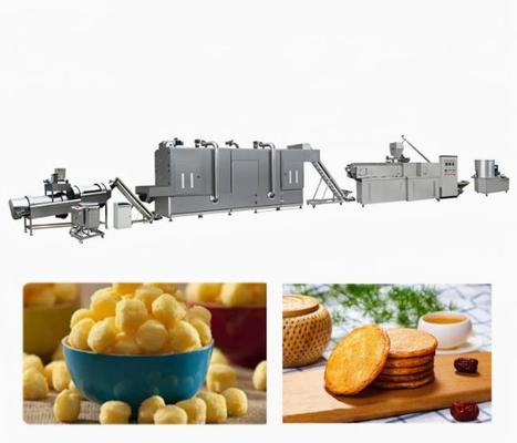 大きい容量のトウモロコシの軽食のパフの押出機機械食料生産ライン