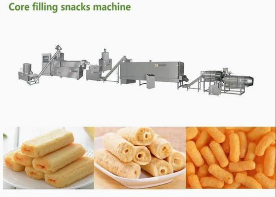 セリウムの証明書の破片およびトウモロコシの軽食のパフの押出機機械生産ライン