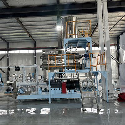 Twin Screw Food Fully Automat Shrimp Fish Feed Pellet Processing Machine Fishing Food Extruder Floating Fish Feed Machine