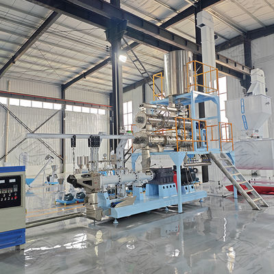 小麦 米 トウモロコシ 脱脂大豆粉 ペットフード押出機 魚飼料押出機