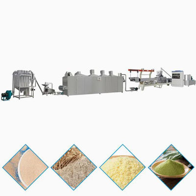 栄養物の粉のための突き出る前ゼラチン化された乳児食の押出機機械