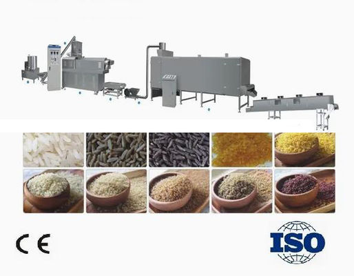 食糧押出機機械/完全な自動人工的な栄養の米の生産ライン