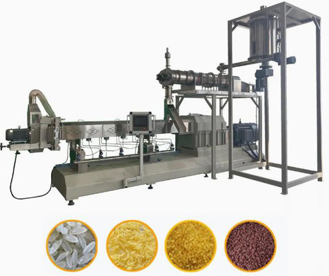 食糧押出機機械/完全な自動人工的な栄養の米の生産ライン