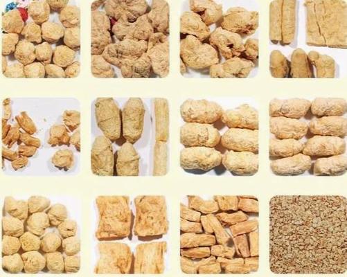 織り目加工繊維の菜食主義のスナックの押出機の加工ライン、独特な設計、5 星サービス