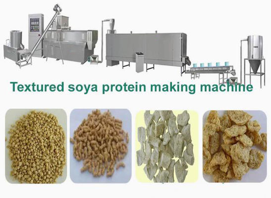 織り目加工の大豆の押出機の機械/大豆のナゲットの押出機の生産ライン