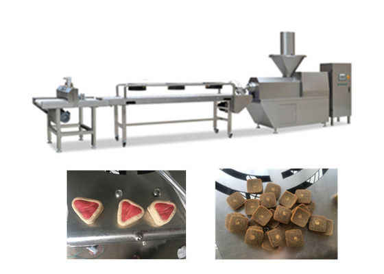 ステンレス鋼のけいれん的なペット フードの生産ライン300-500kg/Hr