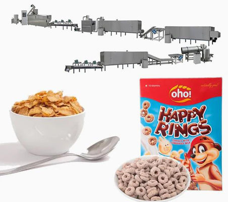 機械を作る英国のコーン フレークの加工ライン コーン フレーク