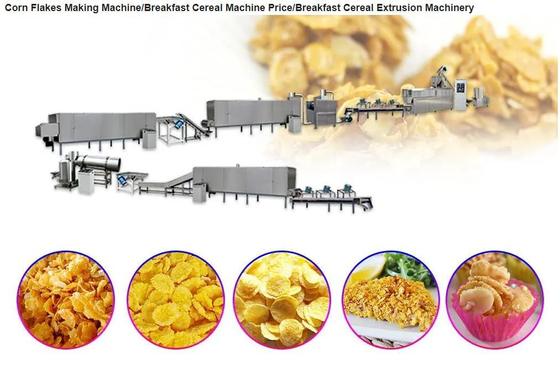 自動コーン フレーク加工ライン、穀物の朝食の家のポップコーン機械
