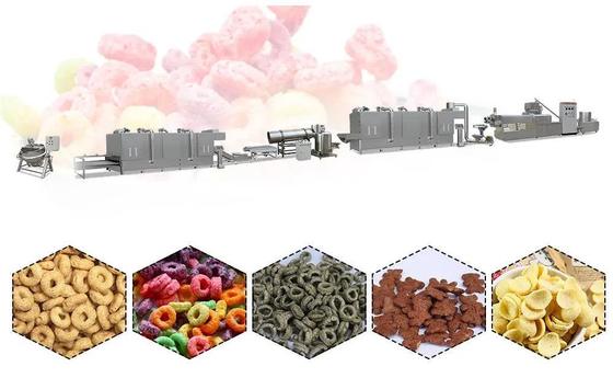 PLC は自動拡大されたコーン フレークの生産ラインを制御しました