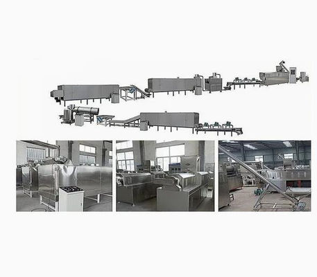 300 - 350kg/h コーン フレークの加工ライン、パフの軽食の押出機機械