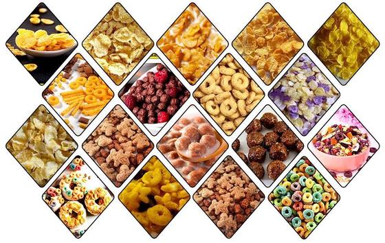 高出力 150kg/hr コーンフレイク加工ライン 304ステンレス鋼