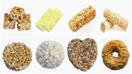 キビ、ムギのための機械/穀物の吹く機械を作るぽんと鳴らされたライス ケーキ