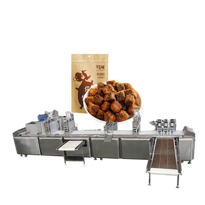 Siemens PLCのタラは機械にステンレス鋼をするドッグ フードを立方体にする