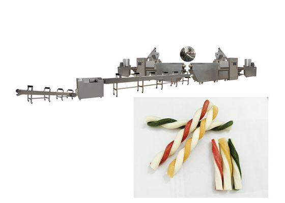 鶏ベーコン 自然4つ星 扭曲棒 犬歯科用品 製造機