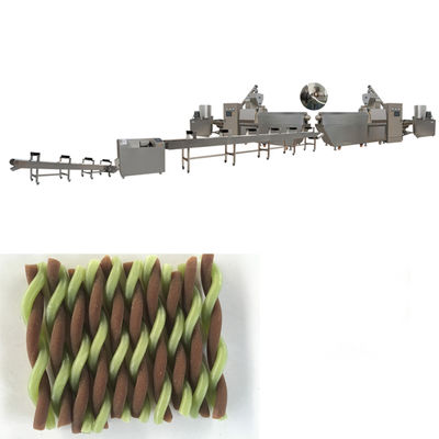 容量200-250kgのペット御馳走/犬の咀嚼の食品加工ラインのセリウムによって承認される自動ドッグ フードの押出機