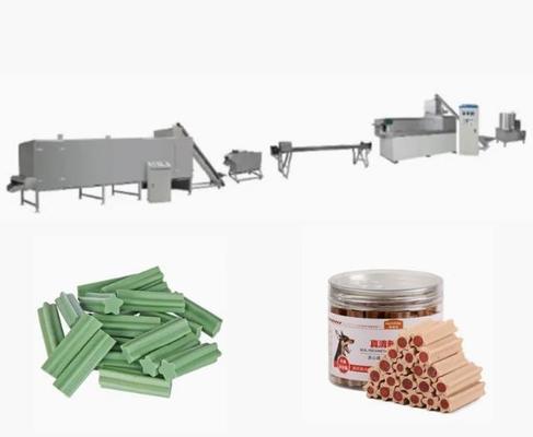 Singe ねじ押出機装置/ペットは骨のドッグ フード機械を扱います