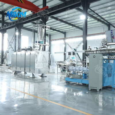 Manufacture of Fish Food Extrusion Production Line Extruded for Fish Feeds Twin Screw Professional Fish Food
