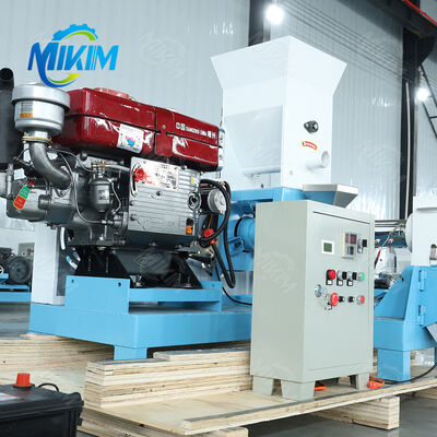 MIKIM ディーゼルエンジン 20-50kg/h 浮遊魚飼料ペレット製造機 5.5KW カスタマイズ可能電圧モーター 魚飼料ペレット製造機