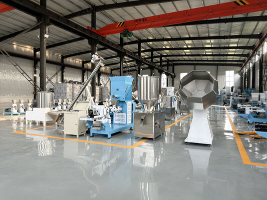 工場価格 中国 有名なペット工場 動物 犬 猫 ナマズ エビ ティラピア 飼料ペレット押出機 浮遊魚飼料機