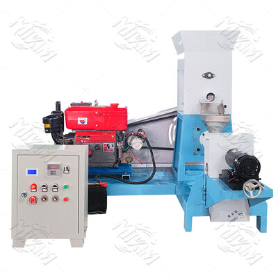 Mini 220V Twin Screw Floating Fish Feed Extruder Machine for Home Use and Plant Cutter Type Fish Feed Pellet Extruder