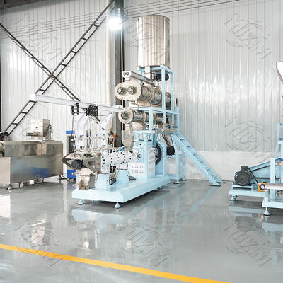 ツインスクリューウェットフィッシュフード押出機 浮上性ティラピア飼料乾燥機 グラインダー ブレンダー フレーバーシステム