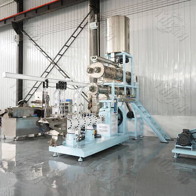 高容量 双螺旋濡れエクストルーダー マシン 双螺旋濡れエクストルーダー / 浮遊魚飼料とペット食品の生産のための拡張機