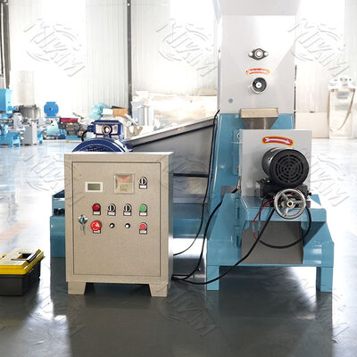 養殖場向け 40-200kg/h ミニ浮上性魚飼料押出機 浮遊魚餌ペレット製造機