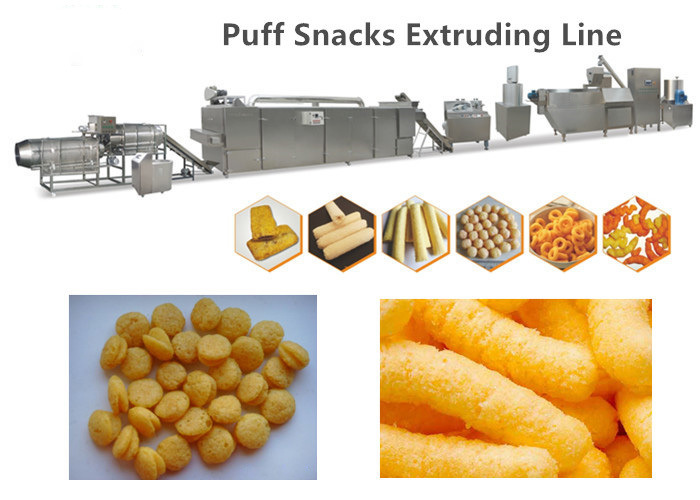 ステンレス鋼の機械150kg/Hを作る304トウモロコシのパフ