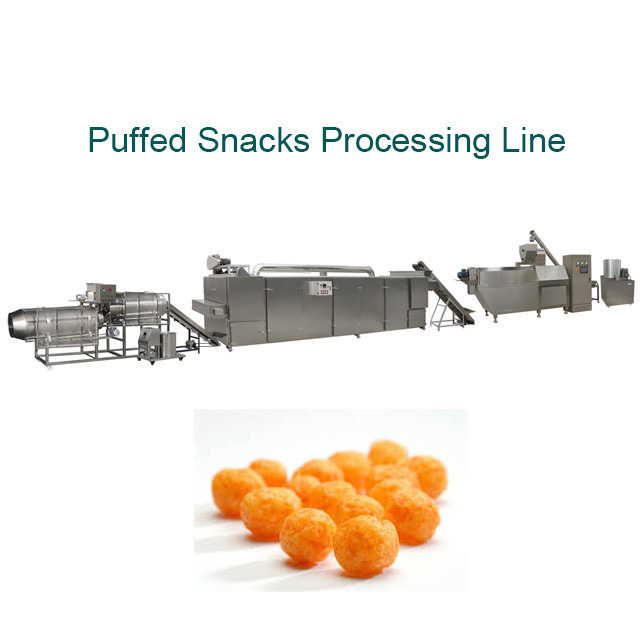 球はトウモロコシのパフの軽食機械を形づける