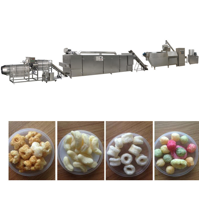 セリウムの証明のトウモロコシのチーズ球のパフの軽食メーカー機械双生児ねじ押出機
