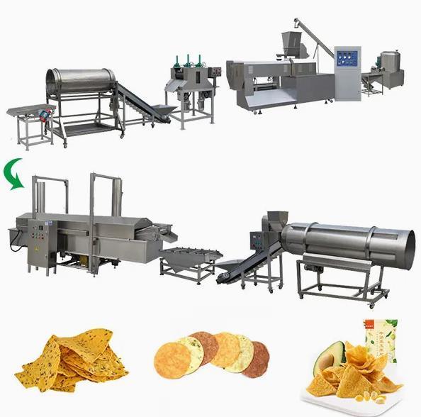機械を作る時間のトウモロコシのパフの軽食ごとの 120kg は/生産ライン トウモロコシの軽食の吹きました