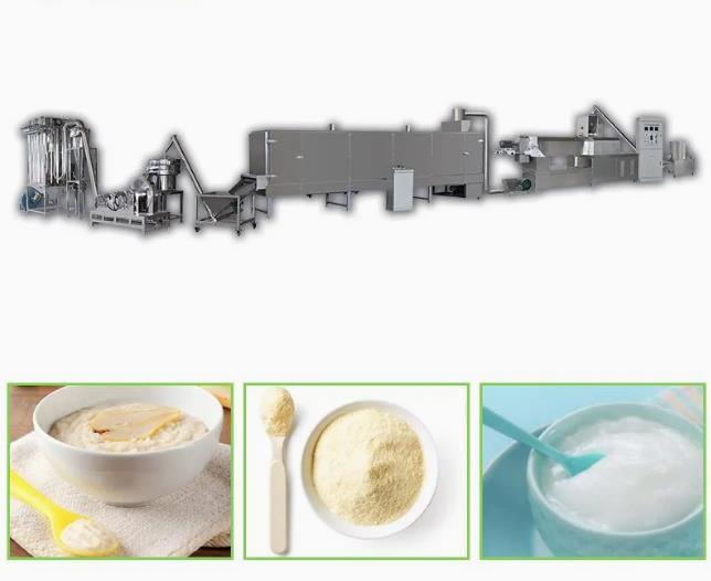 栄養物の穀物の米の粉の食糧押出機機械/生産ライン