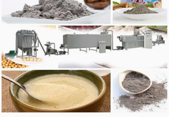 栄養の赤ん坊の米の粉の食糧突き出る機械/生産ライン