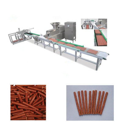 犬食文化は冷たい放出のForing機械ドッグ フード肉ストリップの突き出るラインを除去する