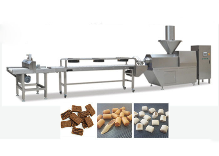 セリウムの証明の機械/ペット フードの加工ラインを形作る自動ペット軽食のけいれん的な御馳走