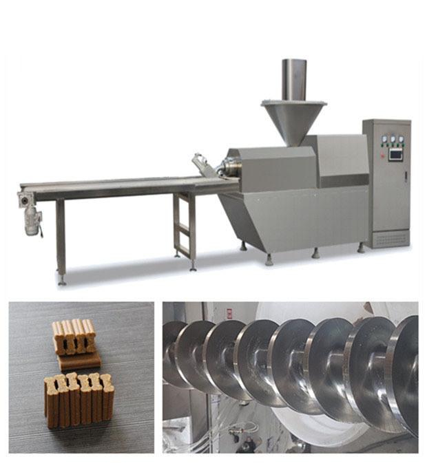 自動ペット フードの生産ライン ステンレス鋼物質的なペット肉軽食機械