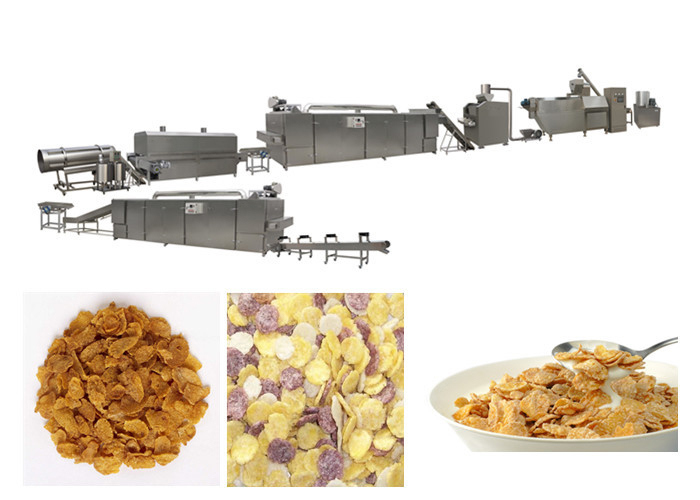 フル オートマチックのコーンフレークのコーン フレークの放出機械Stailess鋼鉄SiemensモーターPLC