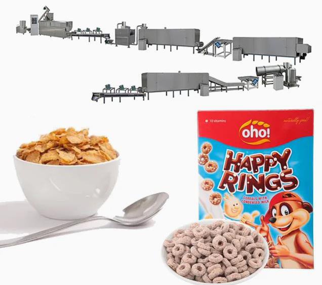 機械を作る英国のコーン フレークの加工ライン コーン フレーク
